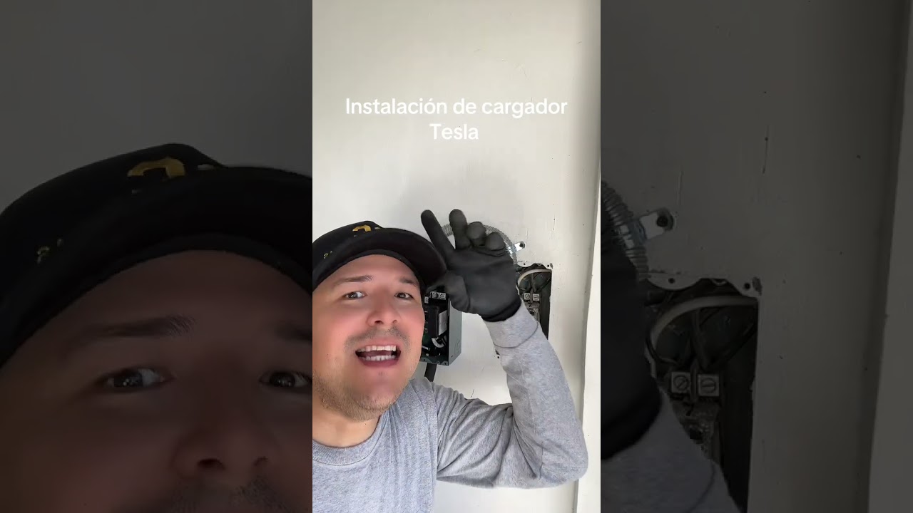 Instalación de cargador para carro Electrico, marca Tesla…..