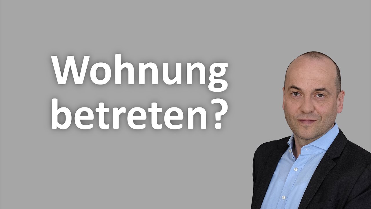 Darf der Vermieter die Wohnung betreten?