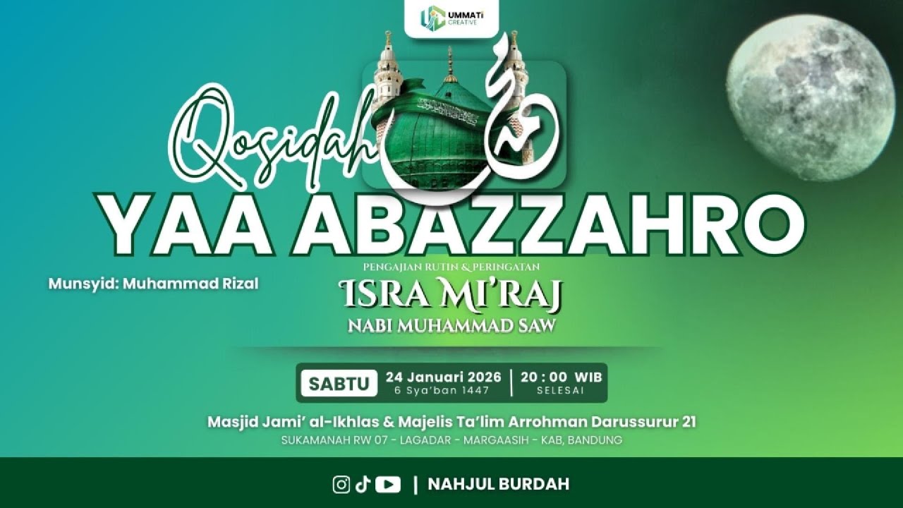 QOSIDAH YAA ABAZAHRO - Nahjul Burdah