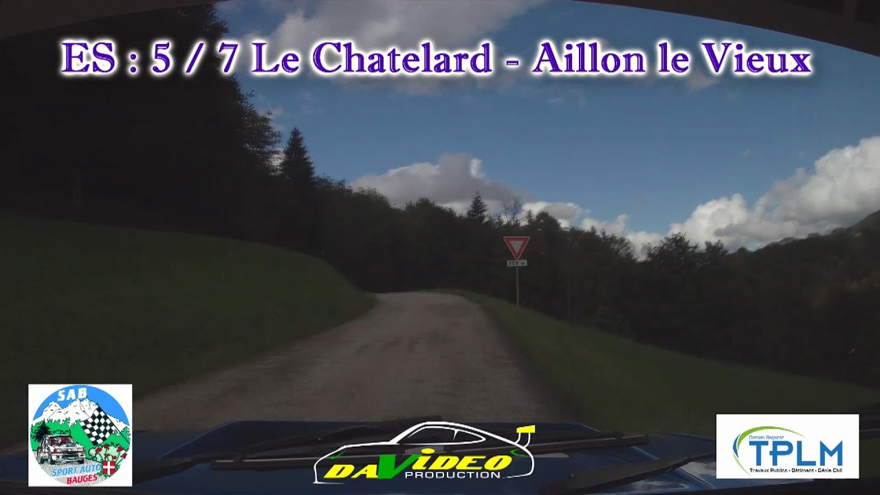 Rallye des bauges 2015 ( Reco ES:le Chatelard-Aillon )