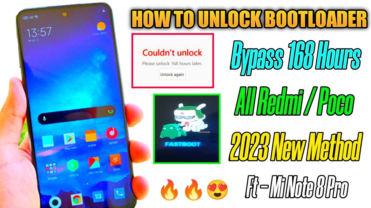 How To Unlock Bootloader Of Redmi/Poco Devices Without 168 Hours Timeout | Bypass Bootloader Unlock🔥
