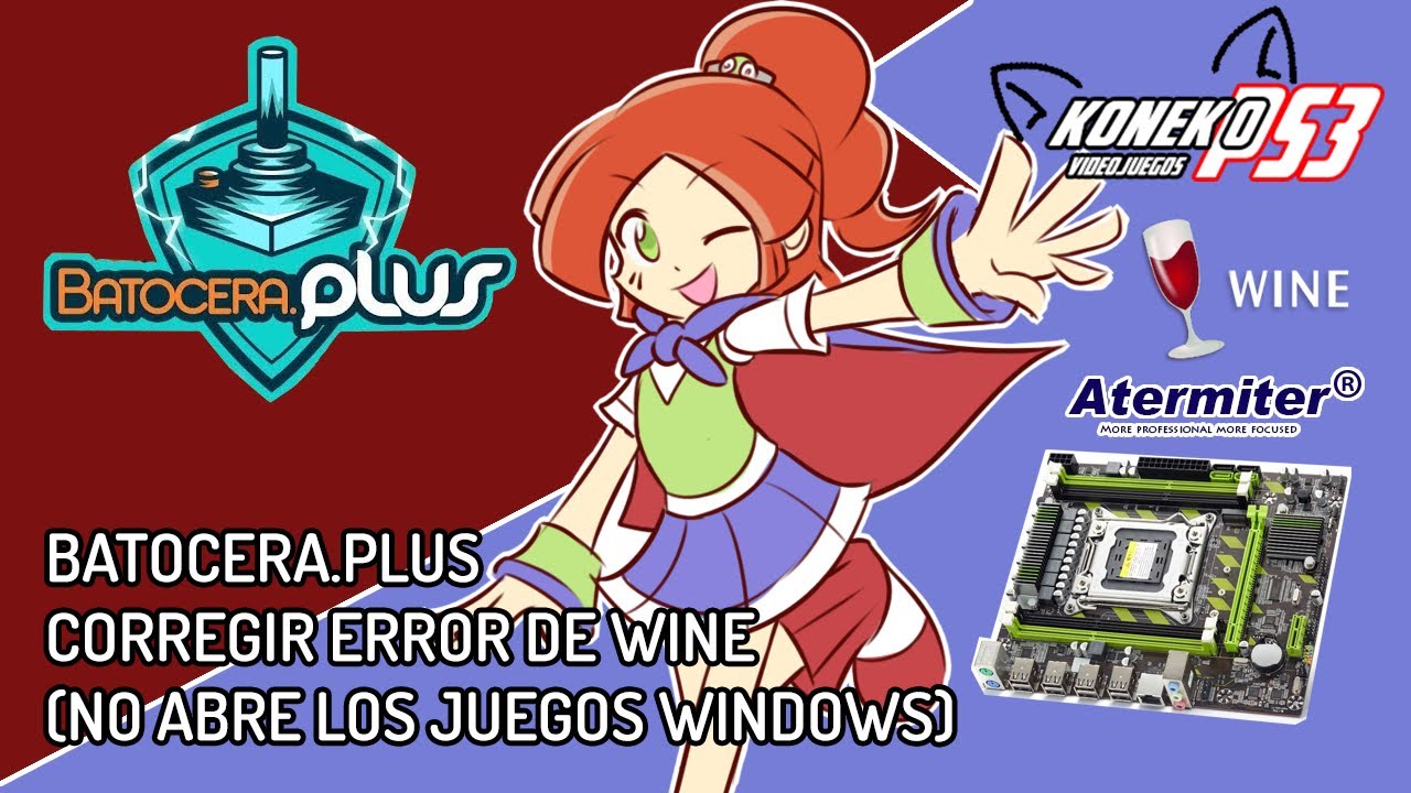 Batocera.PLUS - Corregir error de Wine (no abre los juegos Windows)