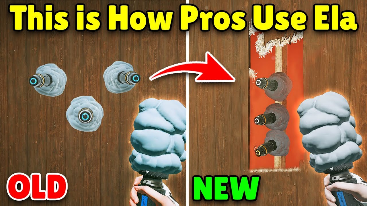 This is Why Pro Players Shoot Walls Before Placing Ela Mines- Rainbow Six Siege