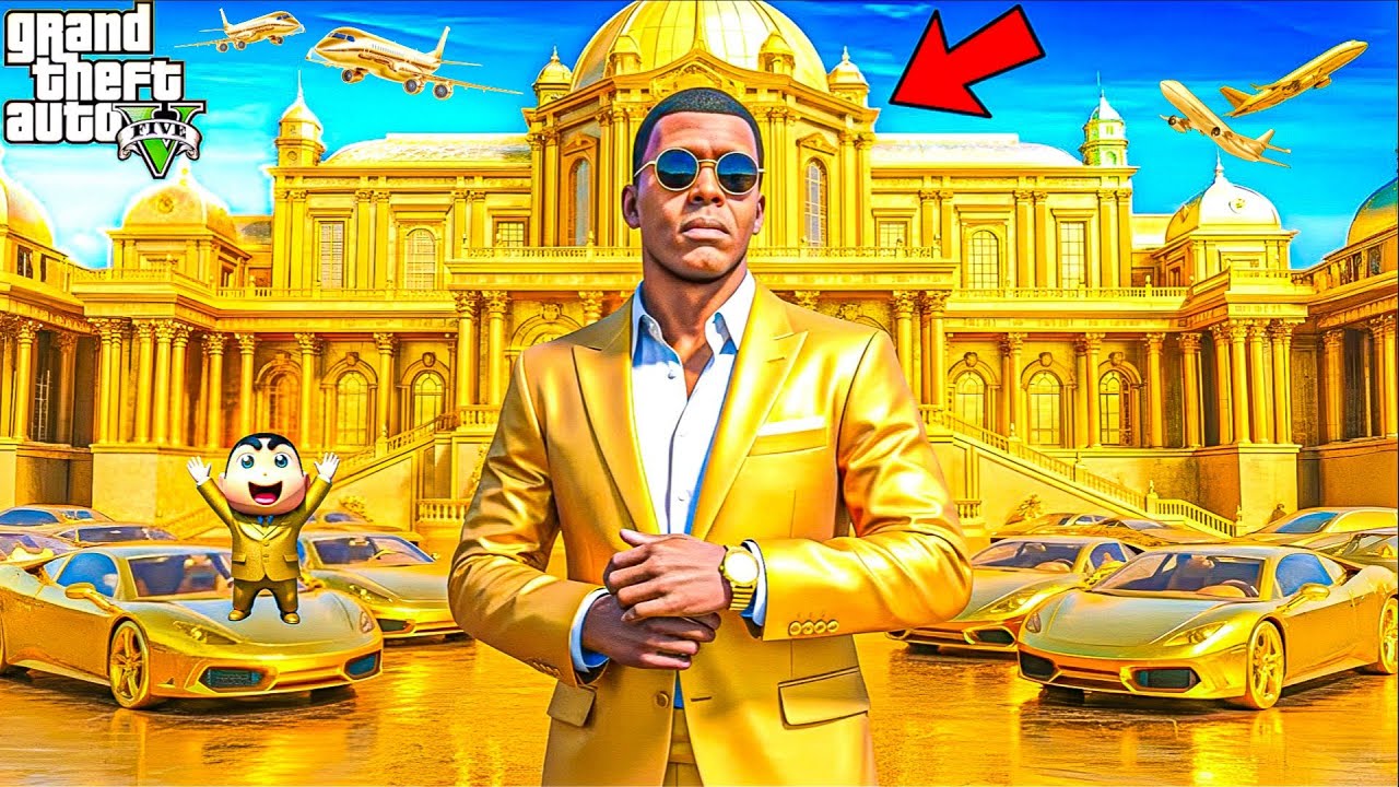 GTA 5 : Franklin & Shinchan Become Richest Person 😱 | GTA 5 Bangla Gameplay 