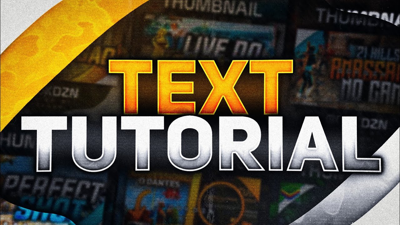 TUTORIAL TEXTO ÉPICO PARA THUMBNAIL!! (PS TOUCH PLUS)