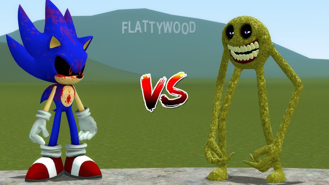 NEW SONIC.EXE VS NEW ROBLOX INNYUME SMILEY'S STYLIZED NEXTBOT in Garry's Mod!