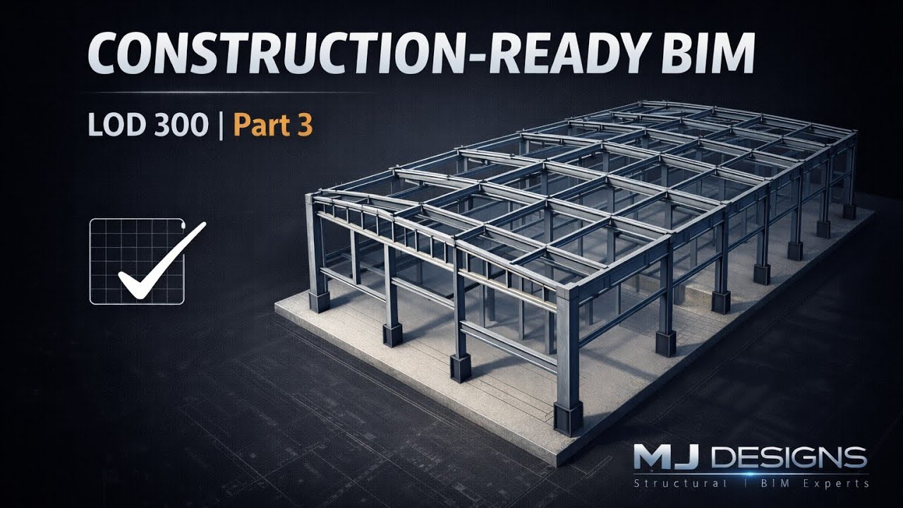 Industrial Warehouse BIM Clash Detection LOD 300: Part 3 Real Workflow