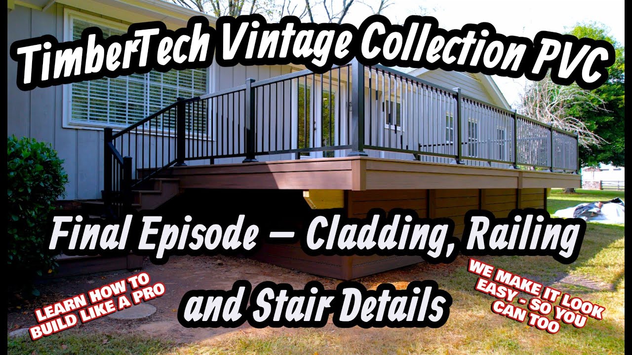 Final Reveal! TimberTech Fascia, Stairs & Impressions Rail Install | Deck Build Timelapse (Part 2/2)