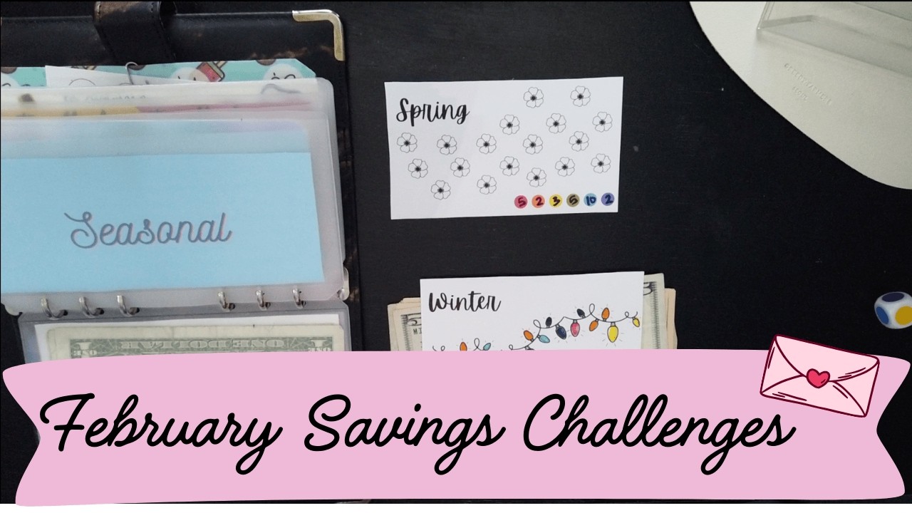 $204 Cash Stuffing | Finishing Winter Seasonal Challenge | February Cash Stuffing
