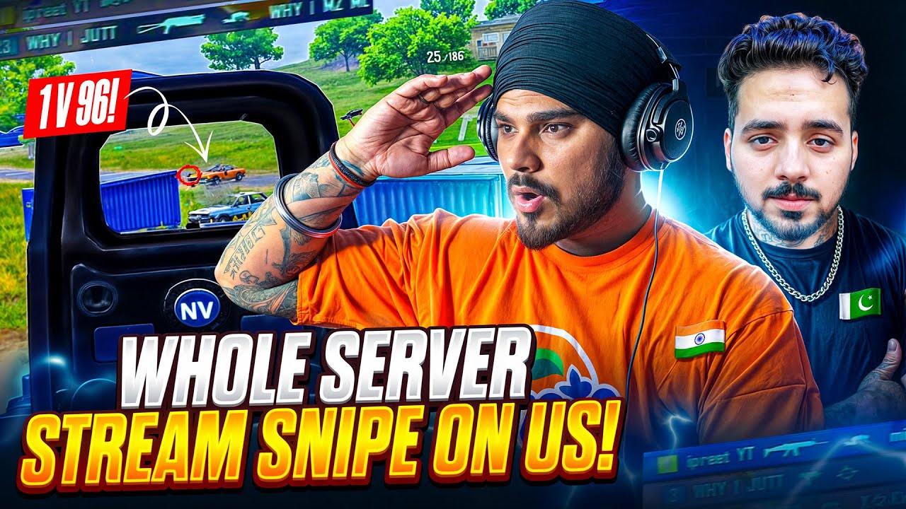 😱Whole Server Stream Snipe on @WHYJUTT and ​⁠ @IPREEET.69 🤯 Impossible Chicken ? 💀