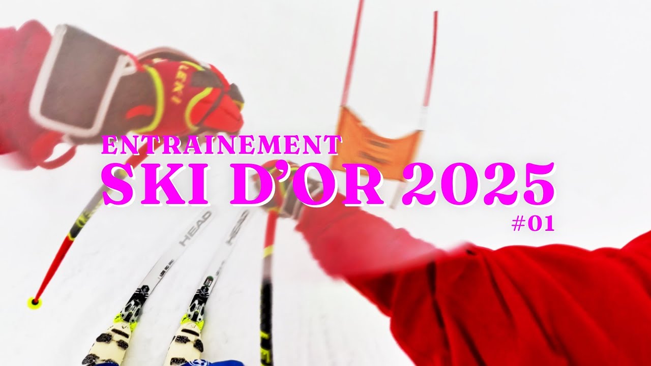 Je m'entraîne pour les Championnats de France de Ski Alpin ESF : Ski d'Or 2025 - Ep. 01