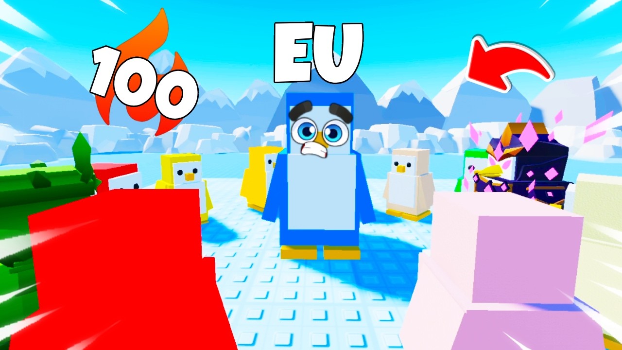 Eu vs 100 de PINGUINI....