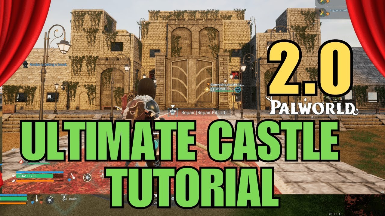 PALWORLD BEST CASTLE TUTORIAL Walkthrough ULTIMATE GUIDE 2.0