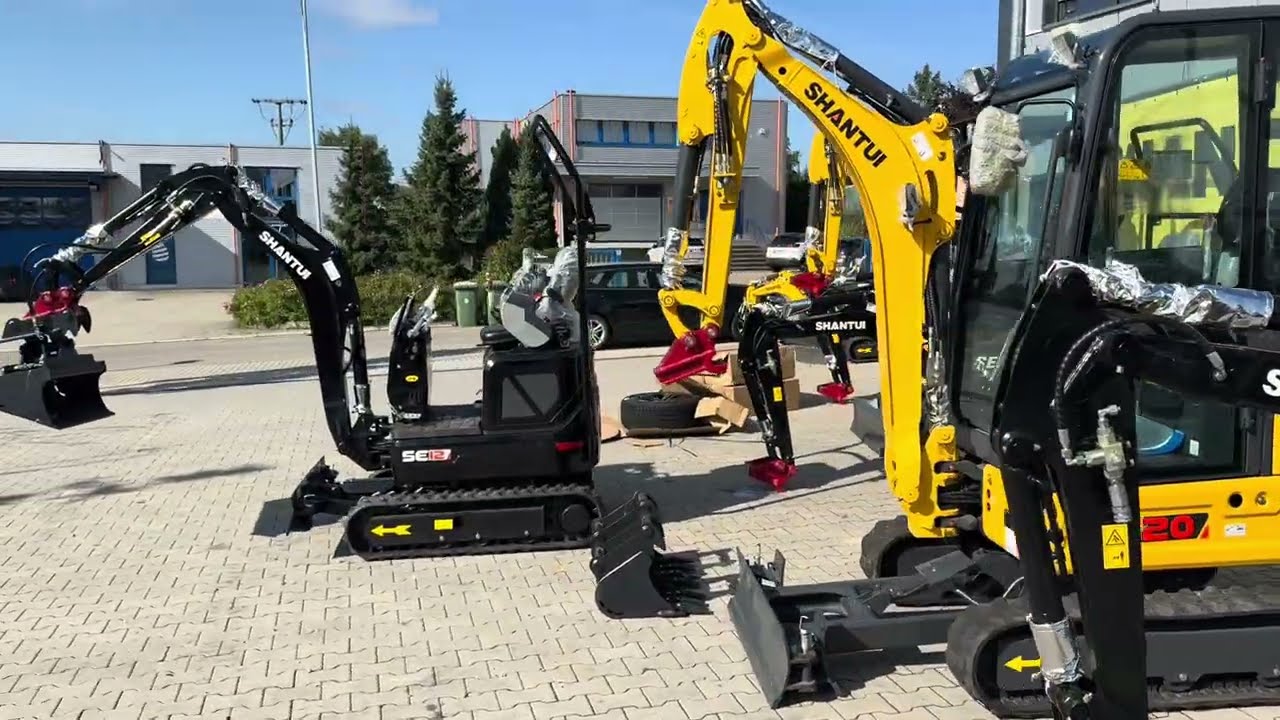 Kleiner Bagger – große Power! Der neue Shantui SE12 Minibagger bei Bagger2Go 