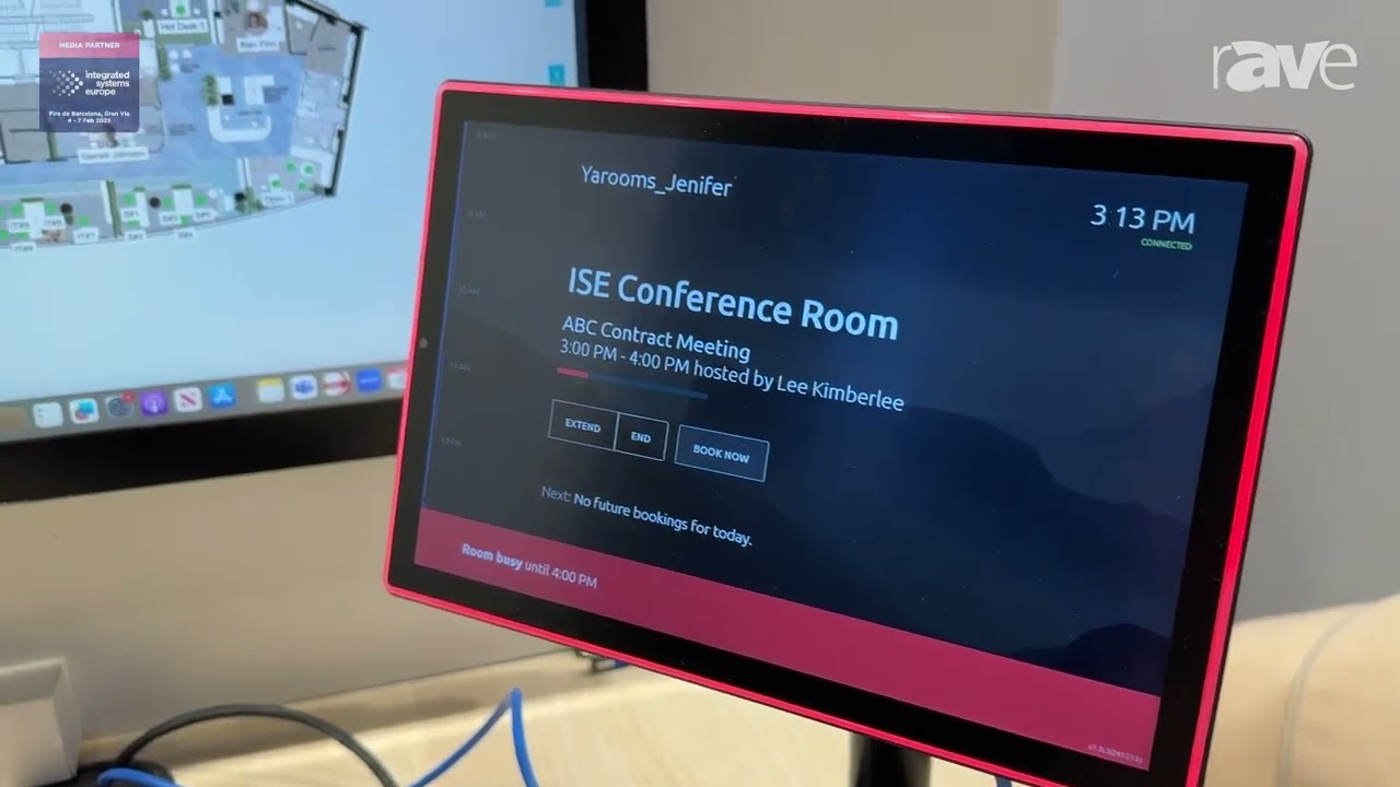 ISE 2025: Yarooms Shows Room/Desk Booking Software and Visitor Management Solution at ProDVX Europe