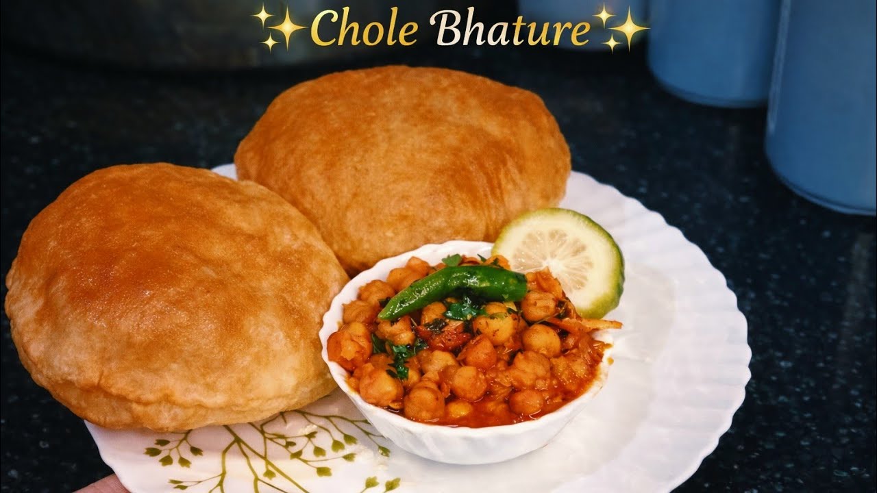 #Morning breakfast #Chola bhatura😋