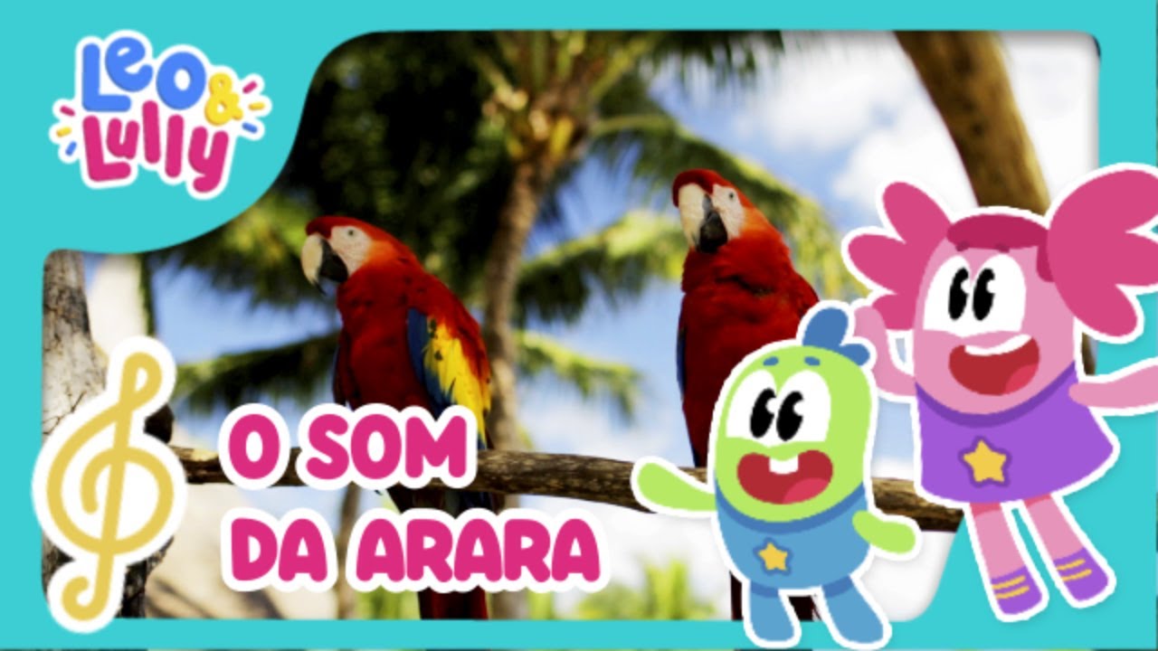O Som da Arara! | Som dos Animais | Aprender Brincando!