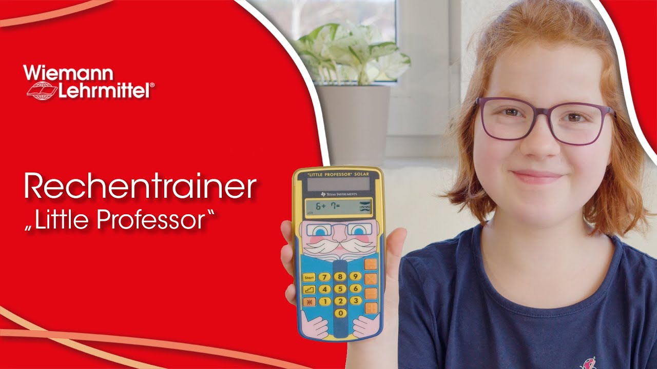 Little Professor – Solar-Rechentrainer zum Festigen der Grundrechenarten