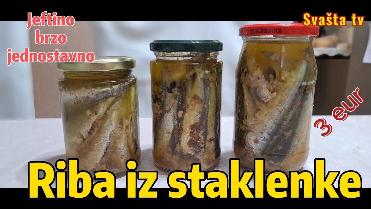 Riba iz staklenke ( ovo morate probat )