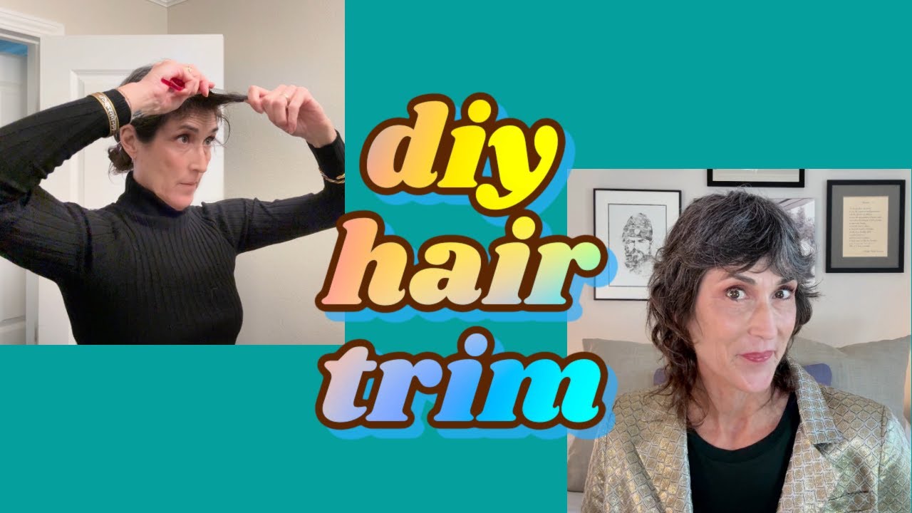 Trimming My Mullet At Home