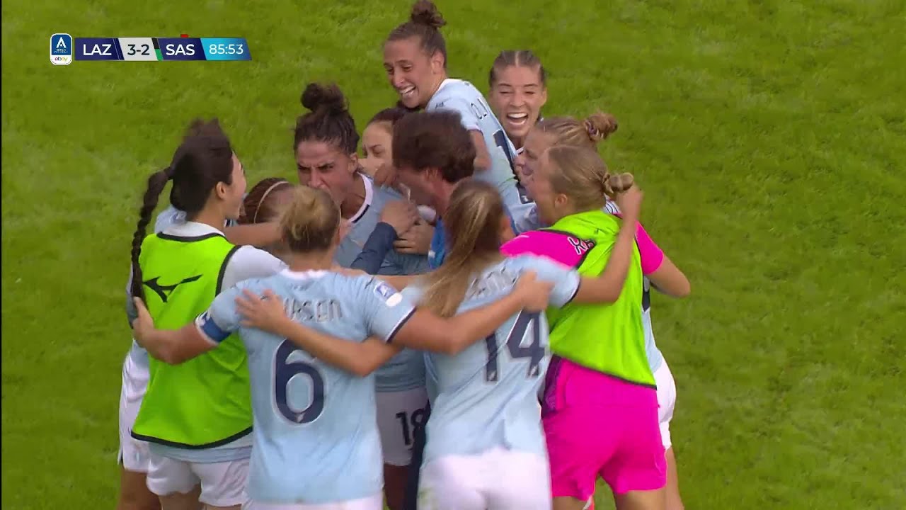 Lazio - Sassuolo 3-2 | Piemonte completa la rimonta biancoceleste | #SerieAfemminile eBay