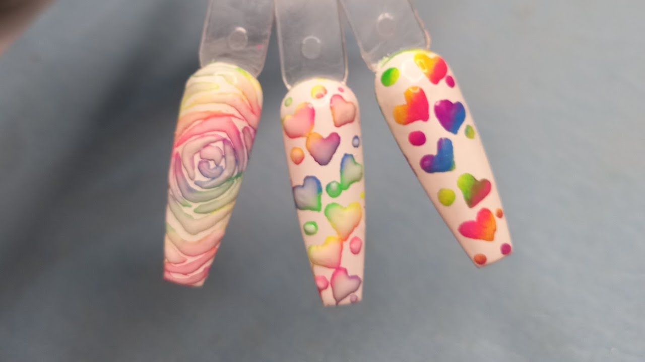 Diseño con pigmentos neón en Uñas #uñas #pigmentosneon