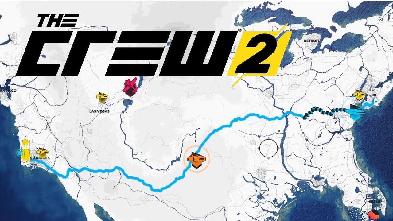 The Crew 2 Beta Closed | Recorriendo el mapa de punta a punta