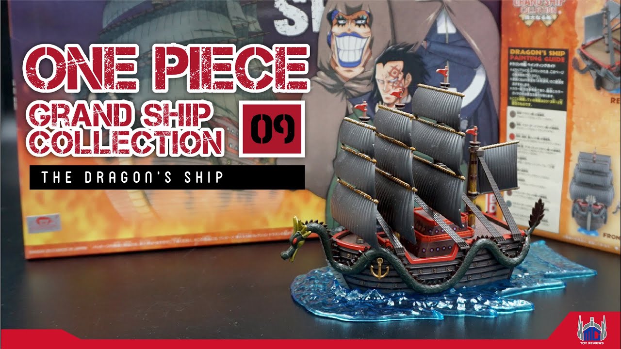 ONE PIECE Grand Ship Collection 09 - Dragon's Ship with my Simple Touch Up enhancement.