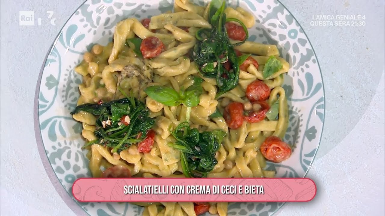 Scialatielli con crema di ceci e bieta - È sempre mezzogiorno 11/11/2024