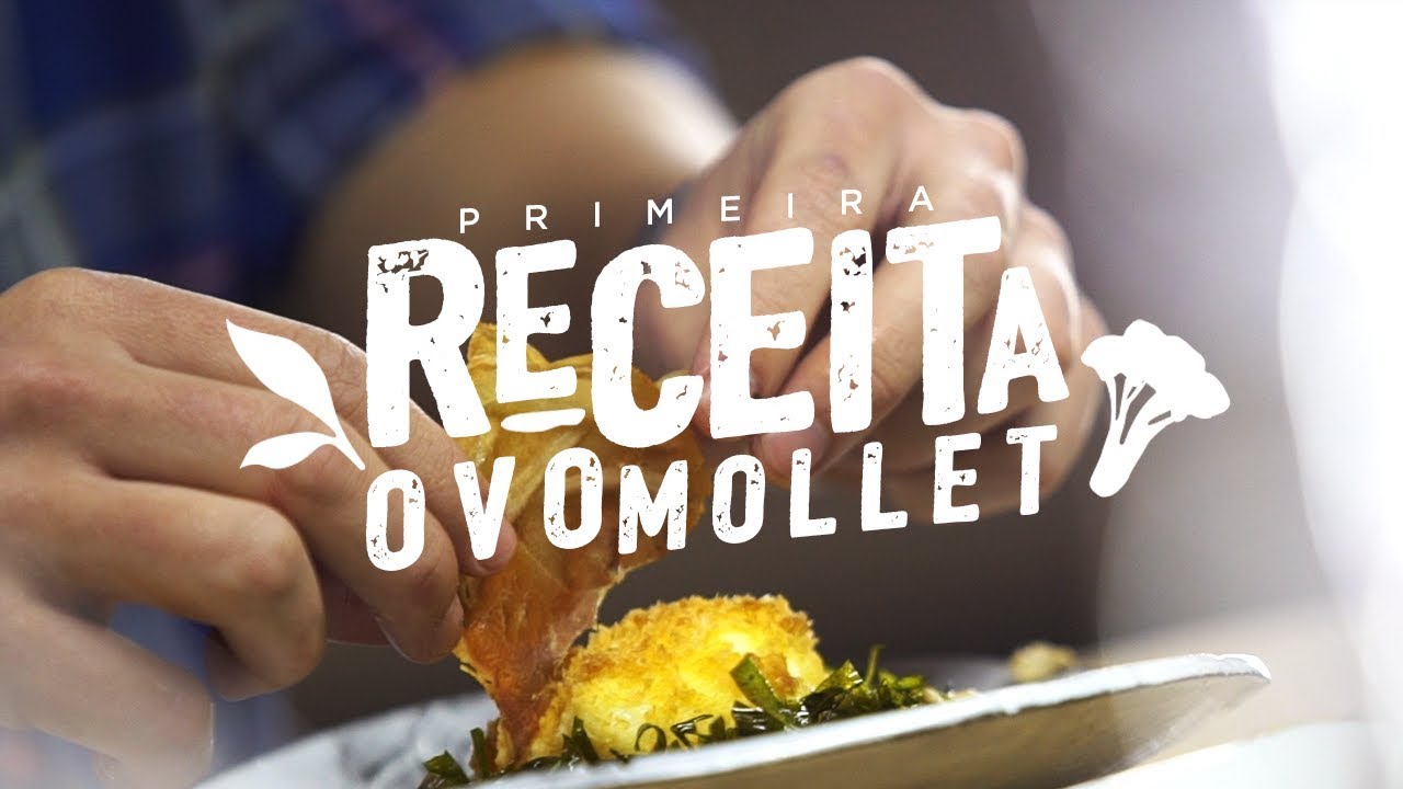 A primeira Receita -  Ovo Mollet Empanado