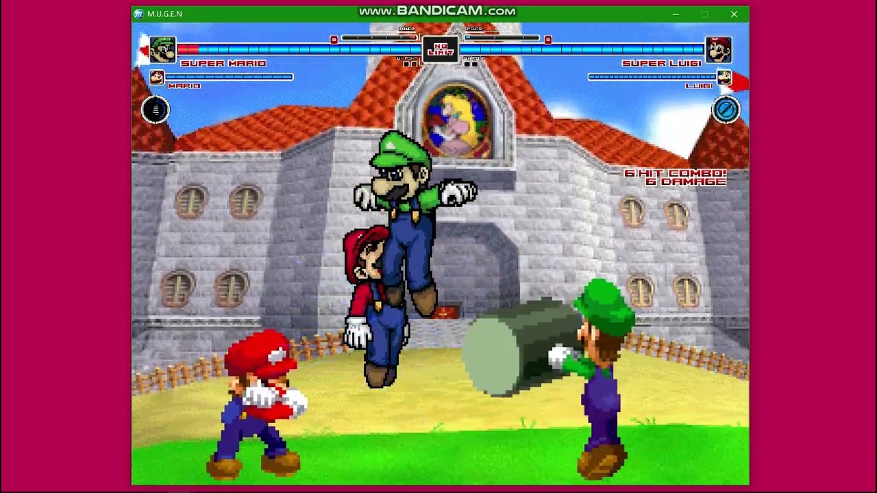 MUGEN SPECIAL:Super Mario&Mario Vs Super Luigi&Luigi|Happy Mar10 Day🔴MUGEN ALL STARS 1.1B🎮