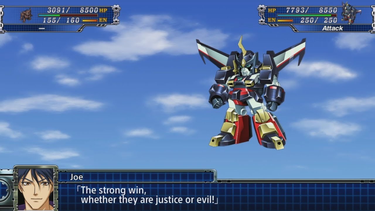 Super Robot Wars T - Goryu Attacks