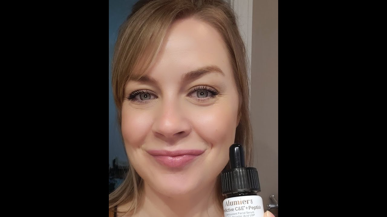 Candace Demonstrates the use of AlumierMD EverActive C&E + Peptide