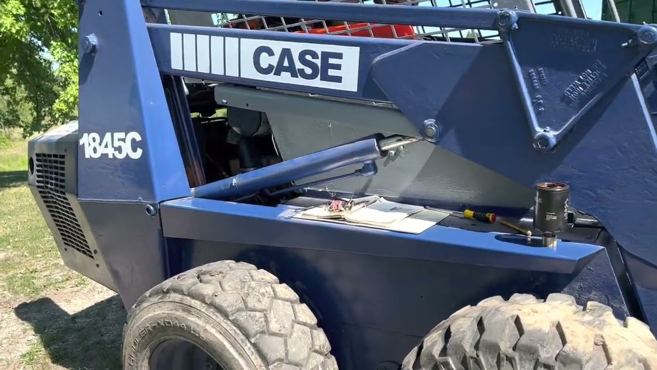 How to install a fuel filter on Case 1845C skid steer Cummins Diesel engine