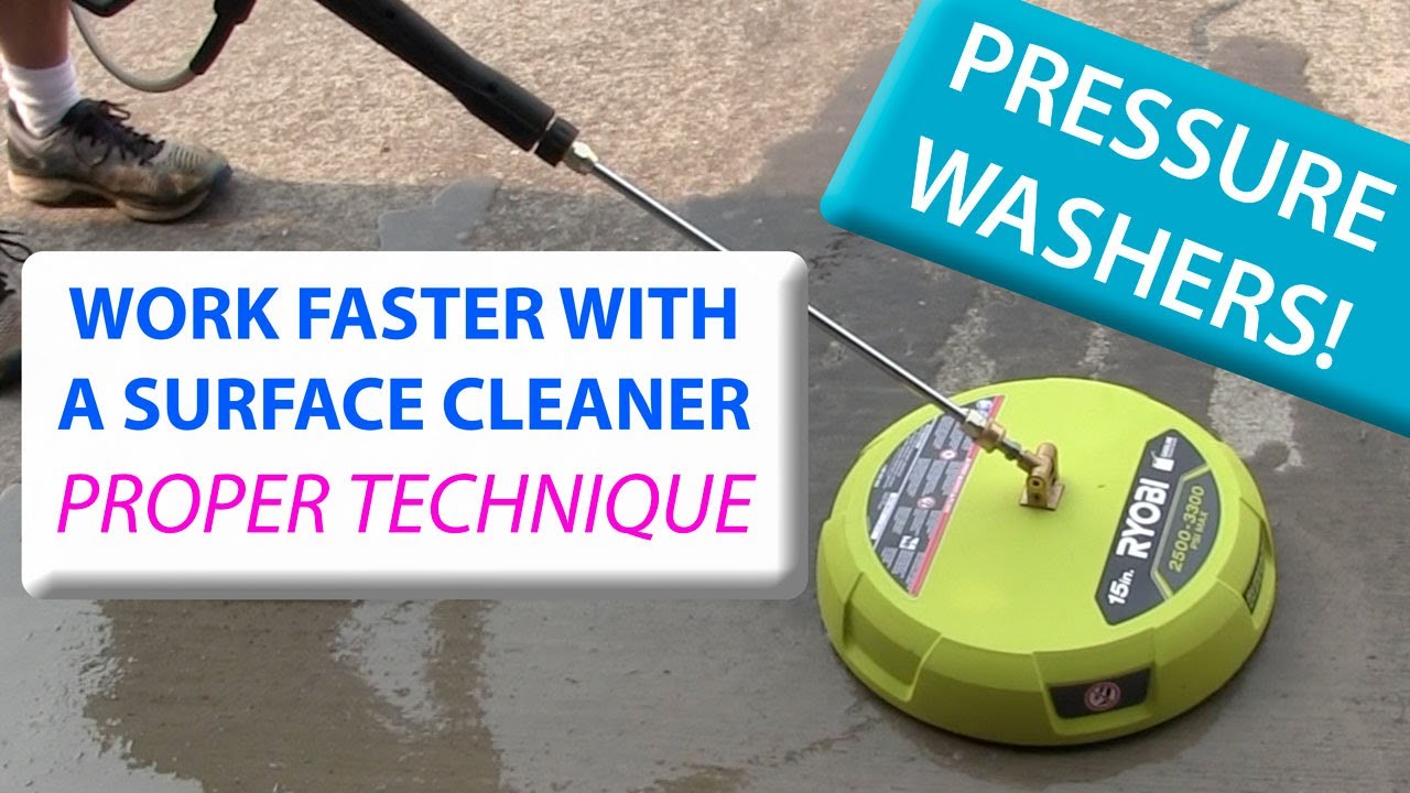 How to Use the Ryobi Surface Cleaner to Wash Even Faster [Legacy Video]