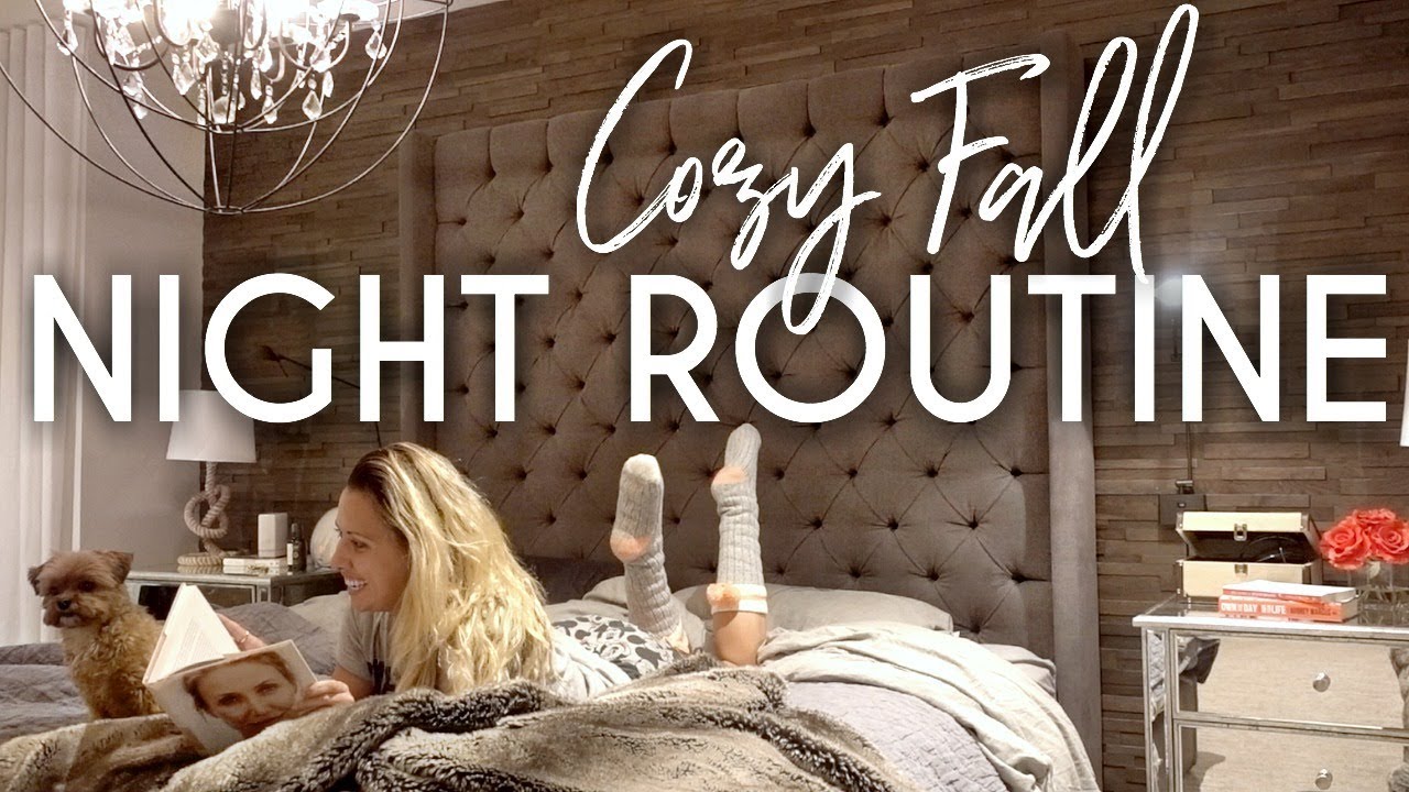 Cozy Fall Night Routine