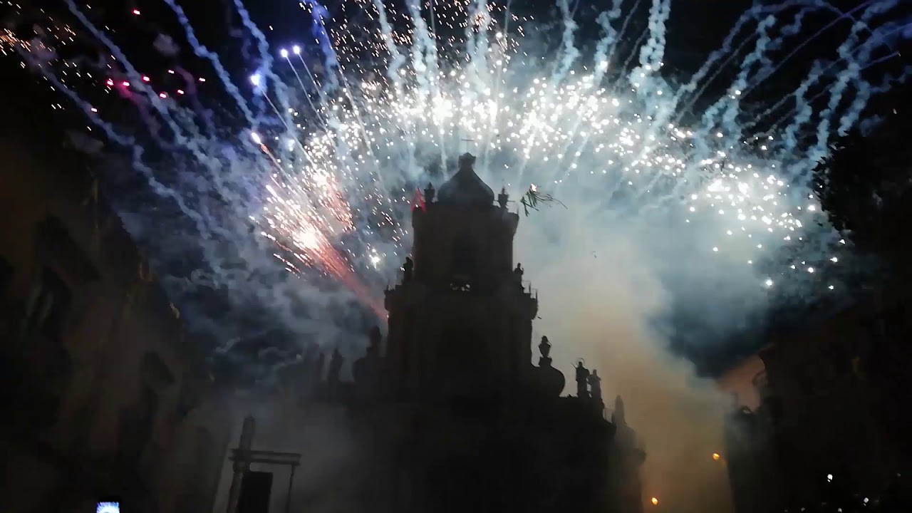 Spettacolo pirotecnico - Festa San Paolo Palazzolo Acreide - 29-06-2019