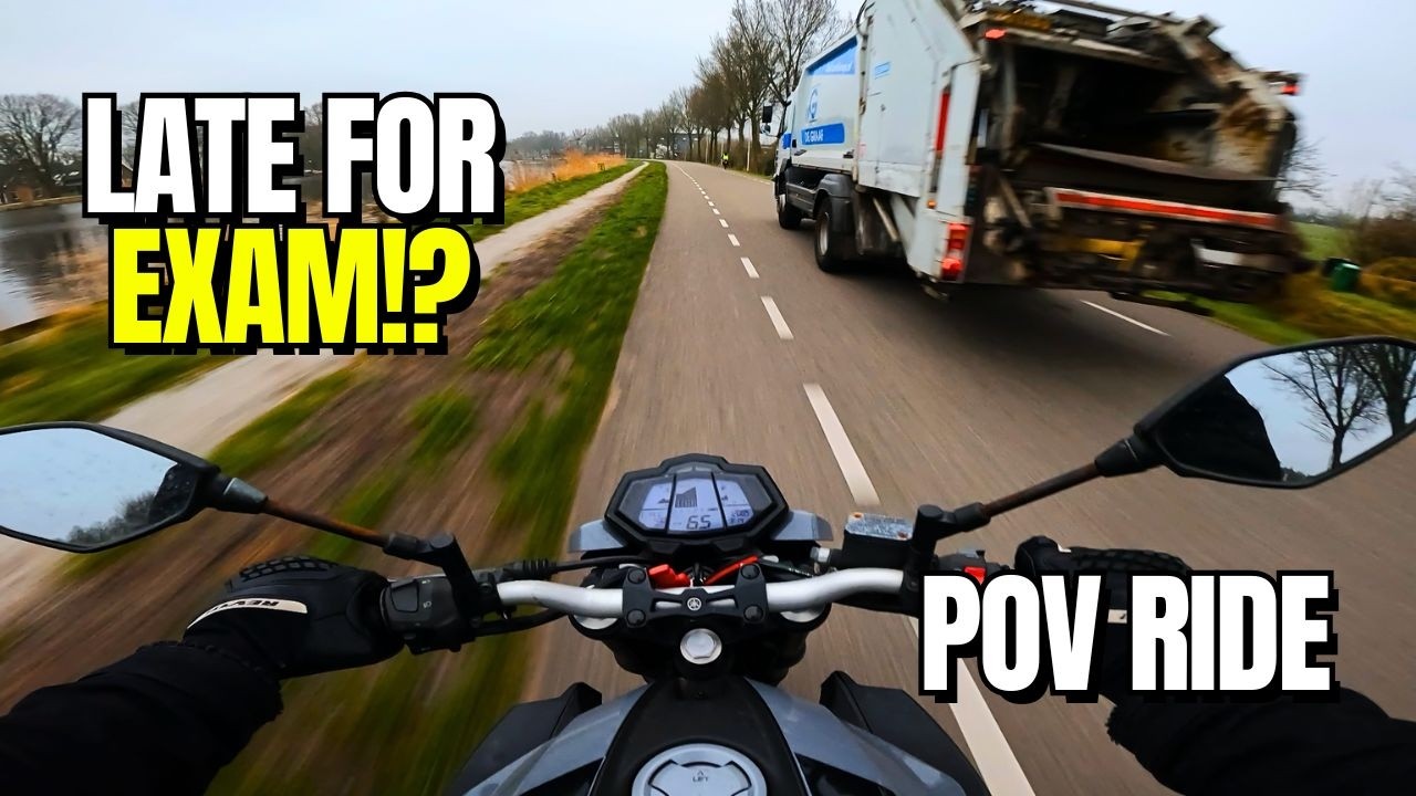 LATE FOR MY EXAM! Yamaha MT-125 | POV Ride [RAW 4k]