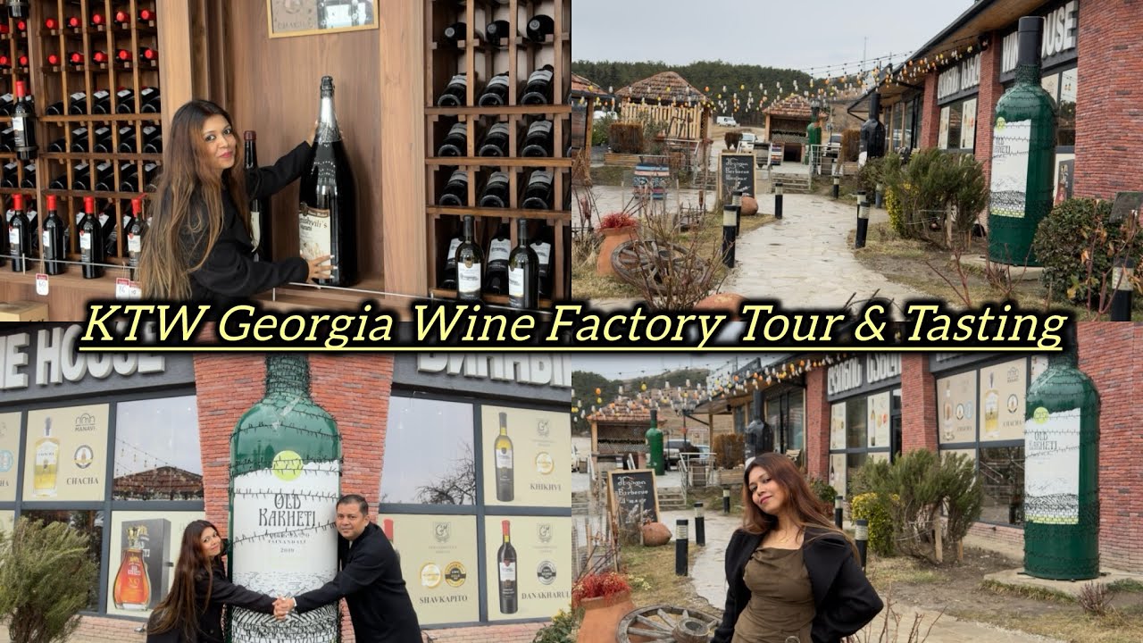 KTW Georgia Wine Factory Tour & Tasting || Georgia 🇬🇪 Tour Day 3 || Travel vlog 