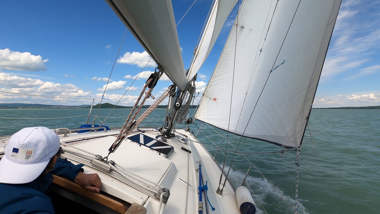 Yachting in Balaton, Hungary  - 4k cinematic trailer