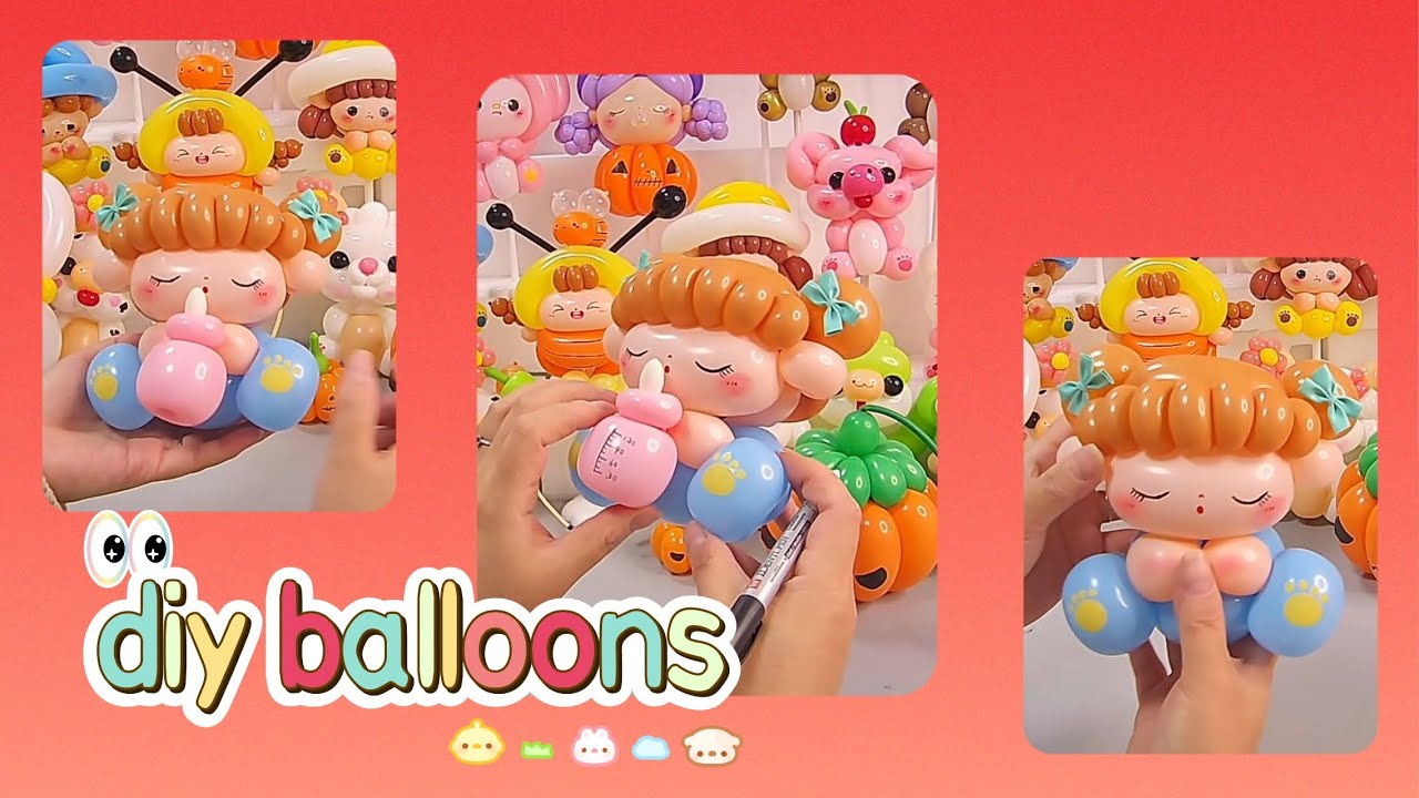 Holiday Balloon Dolls Tutorial: Step-by-Step Guide | Birthday Surprise | MeyiaArtBalloon