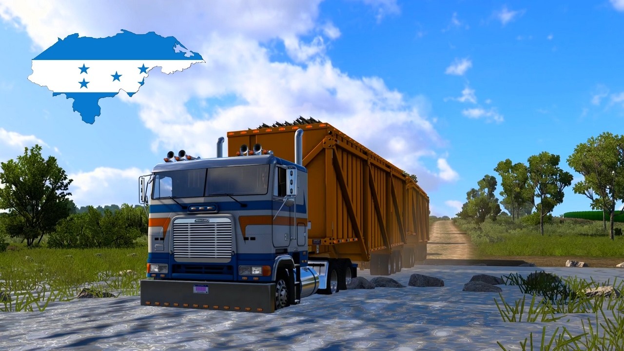 ATS: Mapa de Honduras | P2 | Freightliner FLB: De La Flecha para Trascerros