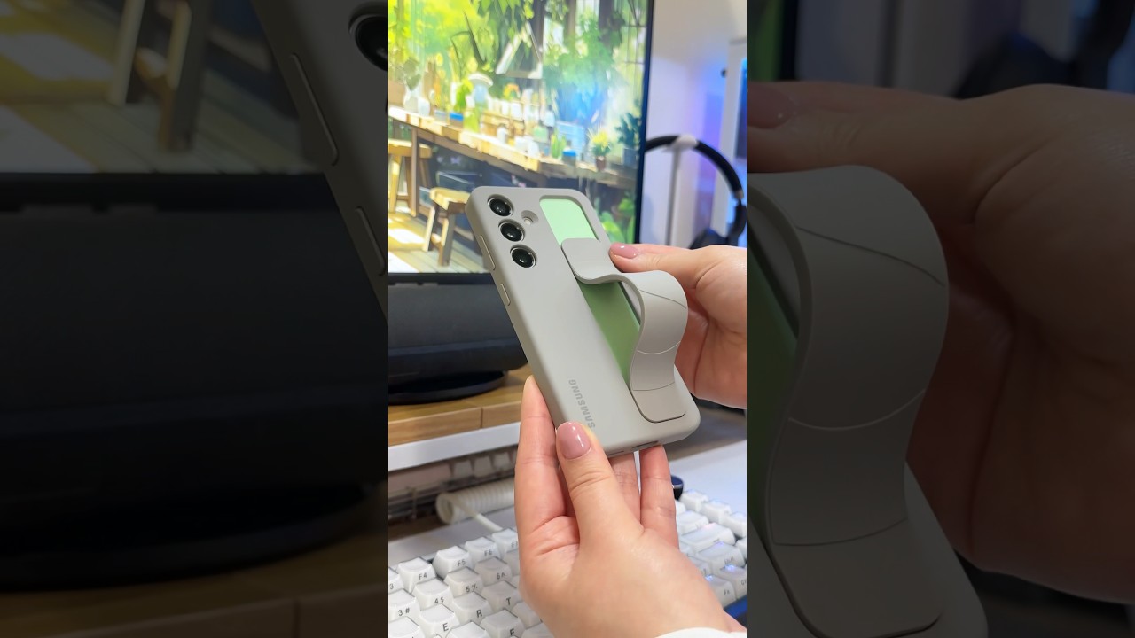 Unboxing the @Samsung Standing Grip Case in Taupe for my S24 #samsunggalaxys24 #s24 #phonecases