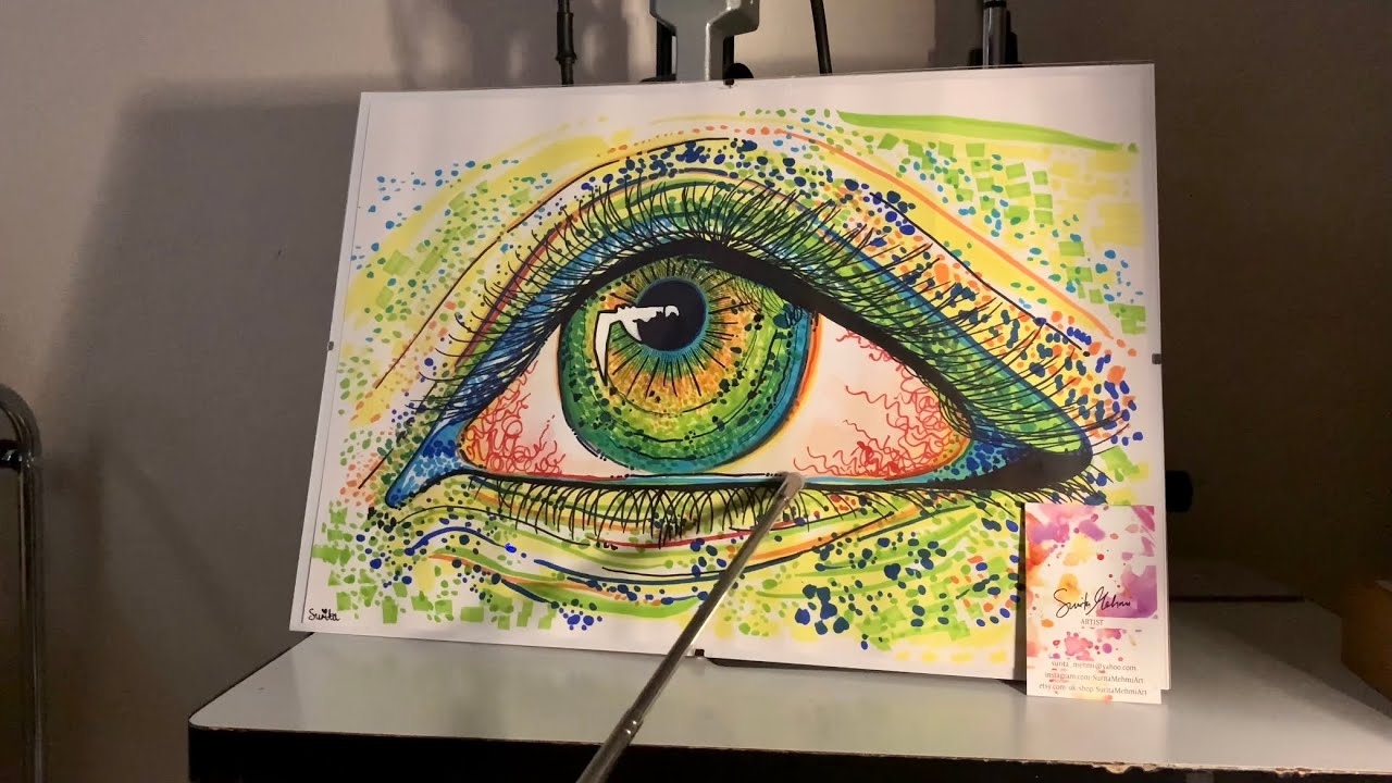 ASMR Art & Posters (with a Pointer Stick)