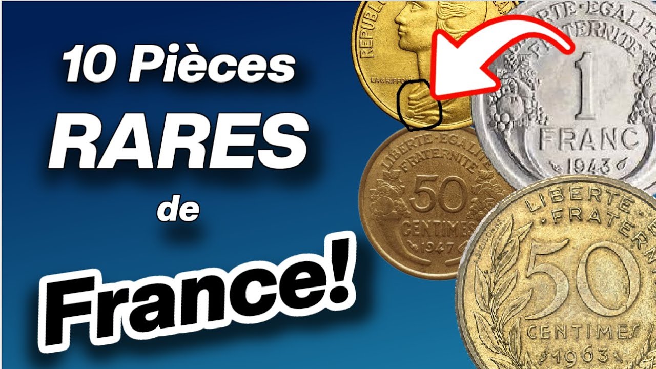 10 Pièces Françaises VRAIMENT très RARES et CHER de l'ère moderne !