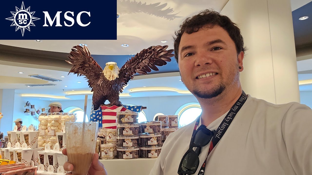 MSC World America Western Caribbean cruise, Day-2 at Sea. Exploring the ships food