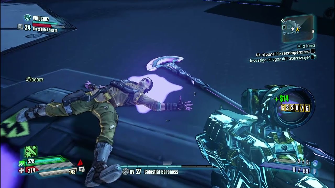 Borderlands:  The Pre-Sequel - Fighting Colonel Tungsteena Zarpedon.