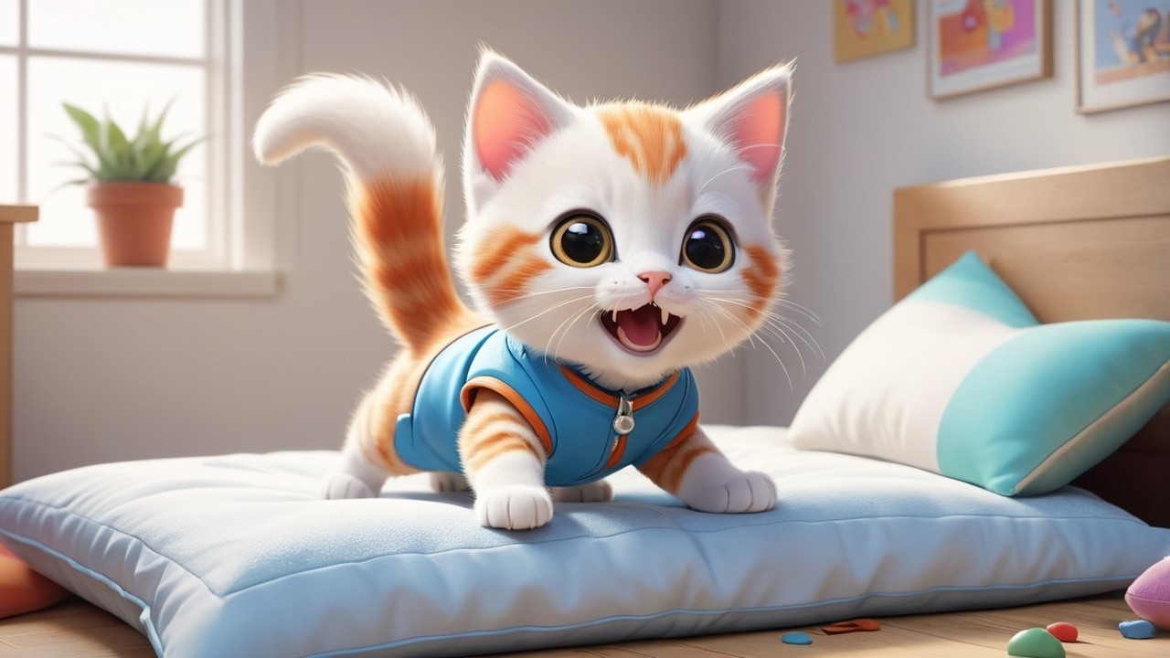 “Fifi le Chaton Curieux 🐱 | Chanson Mignonne pour Enfants | Comptine Française Originale”