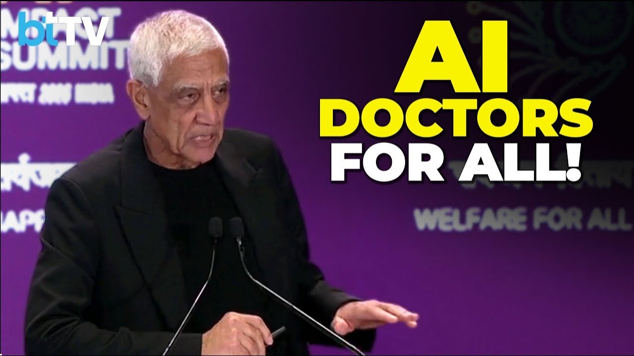 Vinod Khosla: AI Tutors, Doctors & Farmer Experts For 1.5B Indians | AI Summit 2026