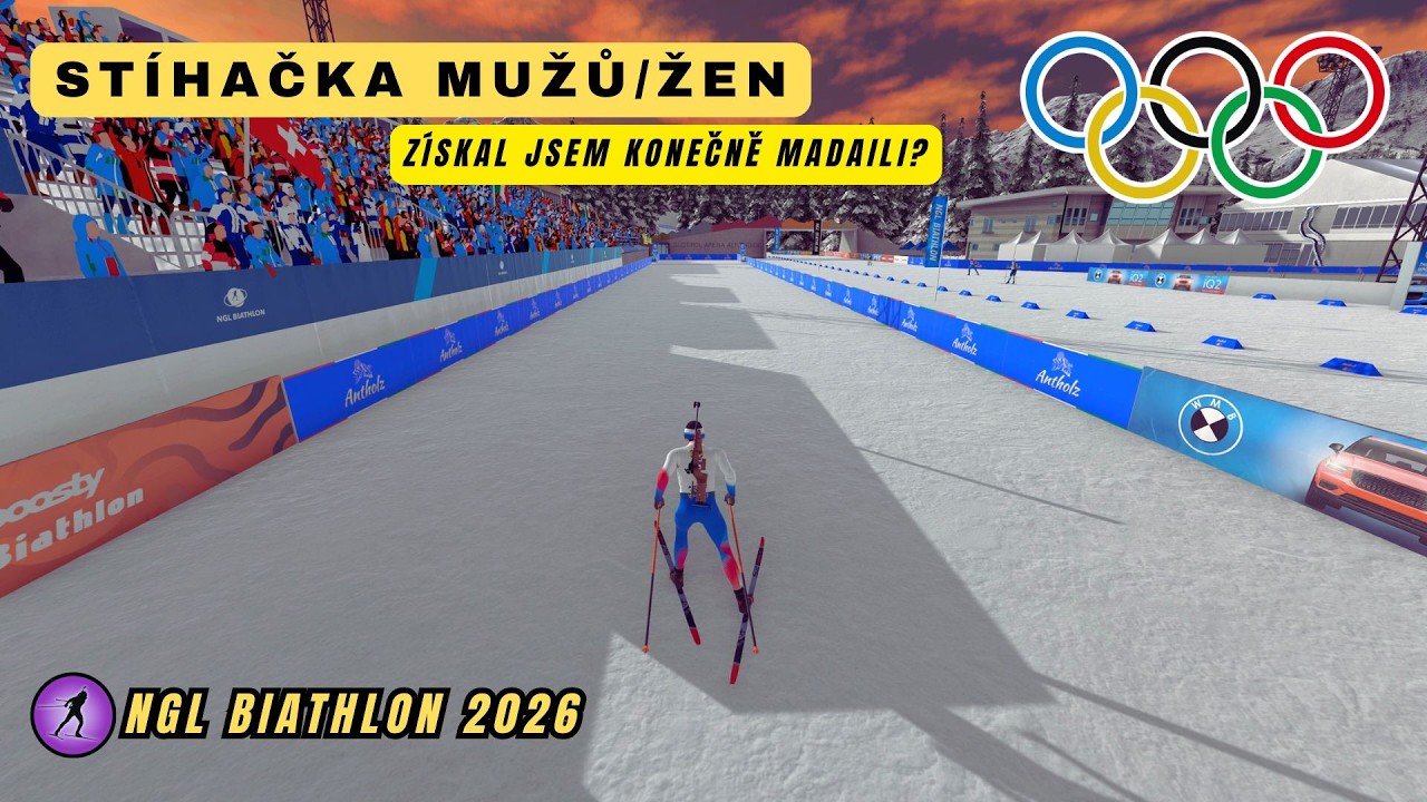 Simuluju OLYMPIÁDU V Biatlonu🔫 | Stíhačka Mužů/Žen | NGL Biathlon